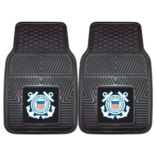 U.S. Coast Guard n/a 2-pc Vinyl Car Mat Set