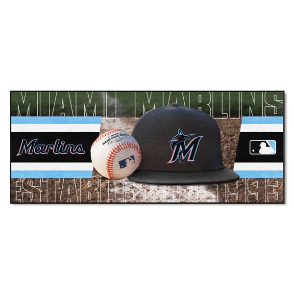 Miami Marlins Marlins Baseball Runner