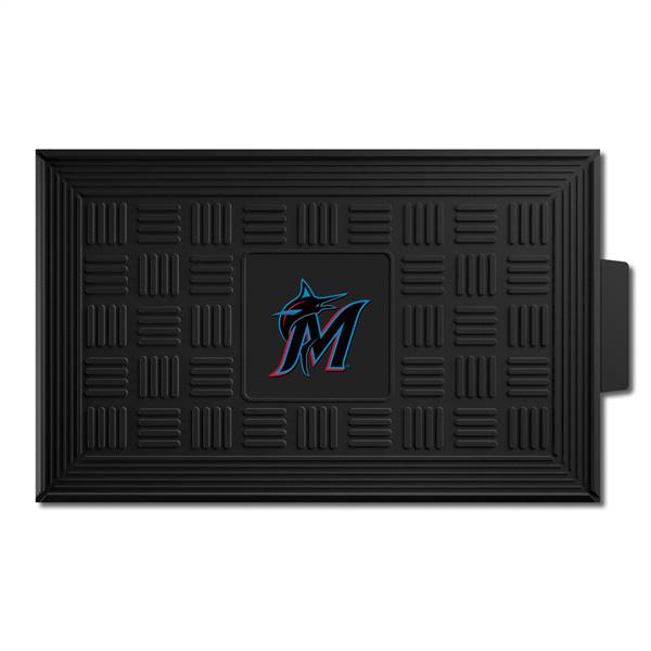 Miami Marlins Marlins Medallion Door Mat