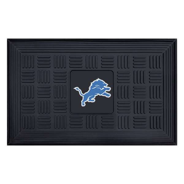 Detroit Lions Lions Medallion Door Mat