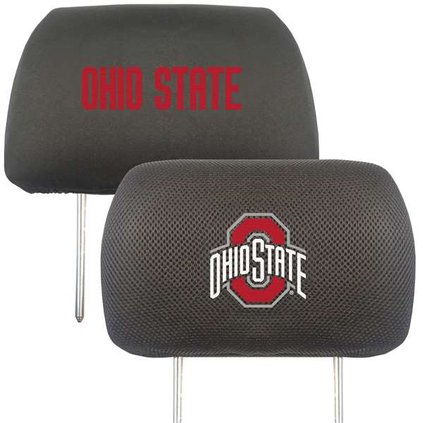 Ohio State Buckeyes Embroidered Head Rest Cover Set - 2 Pieces  12589