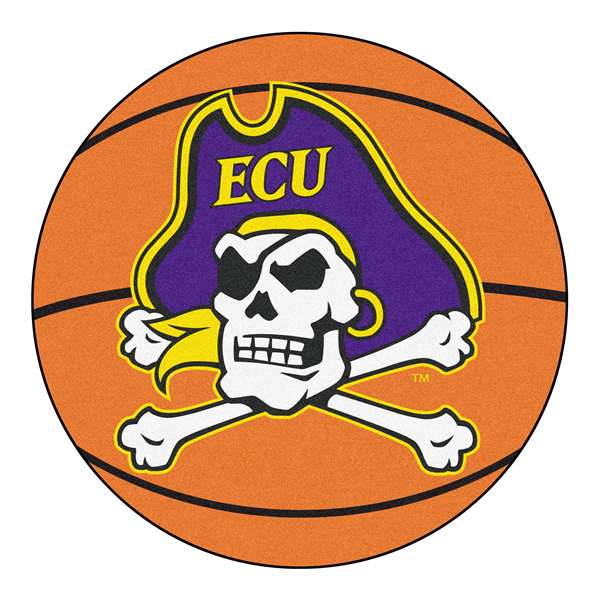 East Carolina University Pirates Basketball Mat