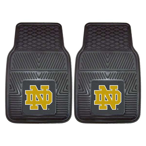 Notre Dame Fighting Irish 2-pc Vinyl Car Mat Set