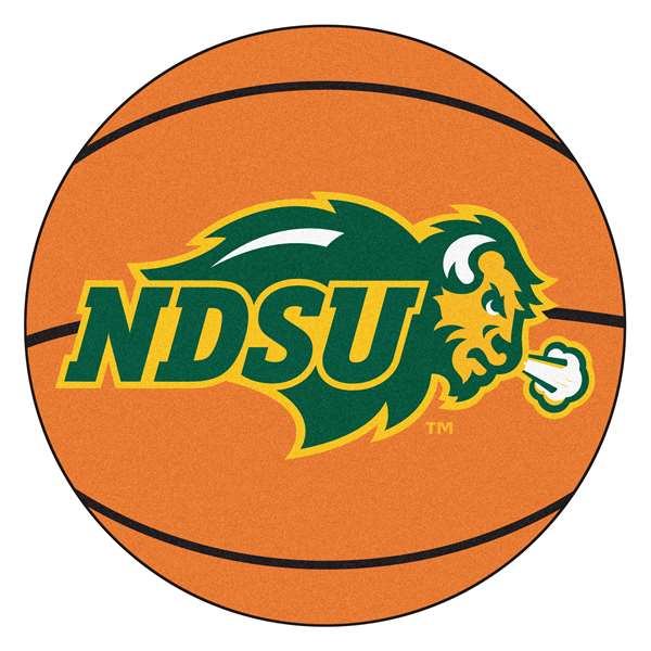 North Dakota State University Bison Basketball Mat