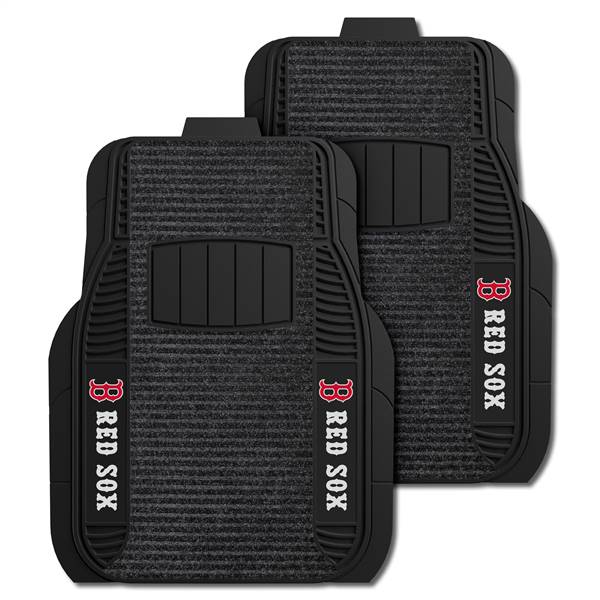 Boston Red Sox Red Sox 2-pc Deluxe Car Mat Set