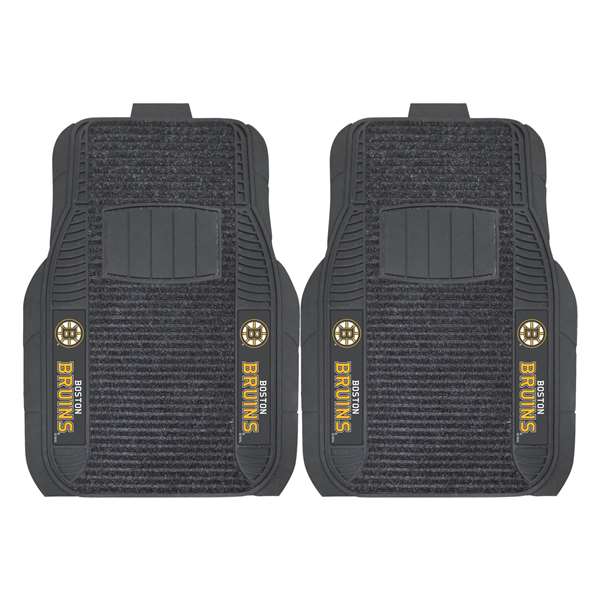 Boston Bruins Bruins 2-pc Deluxe Car Mat Set