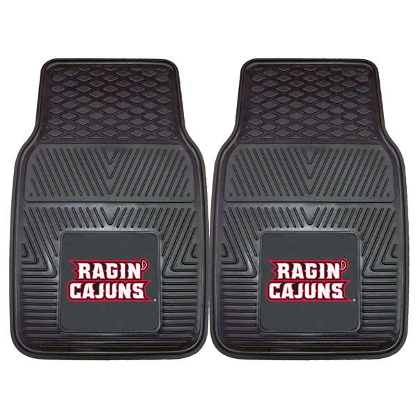 University of Louisiana-Lafayette Ragin' Cajuns 2-pc Vinyl Car Mat Set