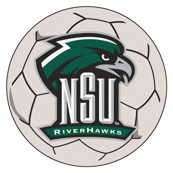 Northeastern State University Riverhawks Soccer Ball Mat