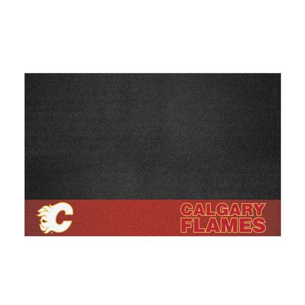 Calgary Flames Flames Grill Mat