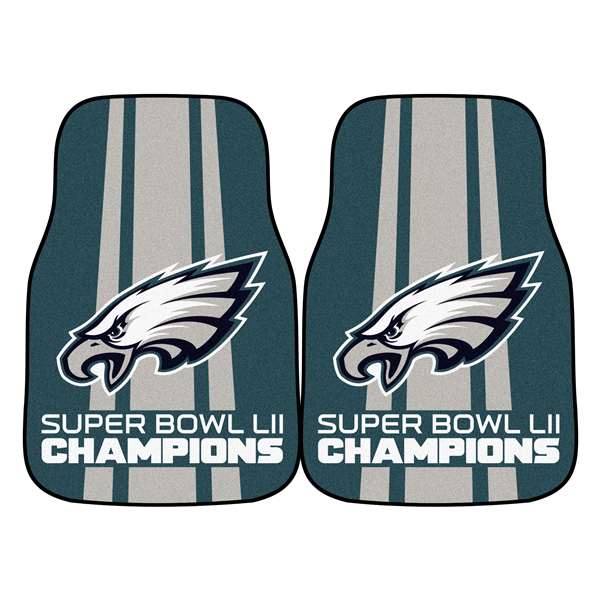 Philadelphia Eagles Eagles 2-pc Carpet Car Mat Set