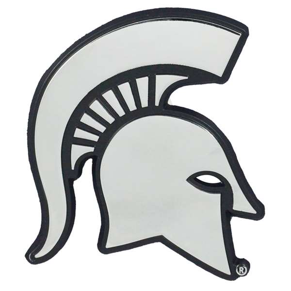 Michigan State University Spartans Chrome Emblem