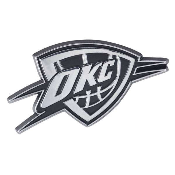 Oklahoma City Thunder Thunder Chrome Emblem