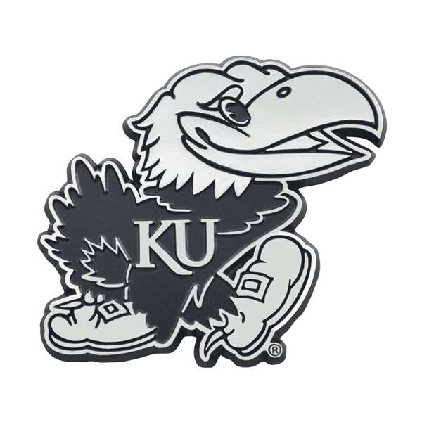 University of Kansas Jayhawks Chrome Emblem