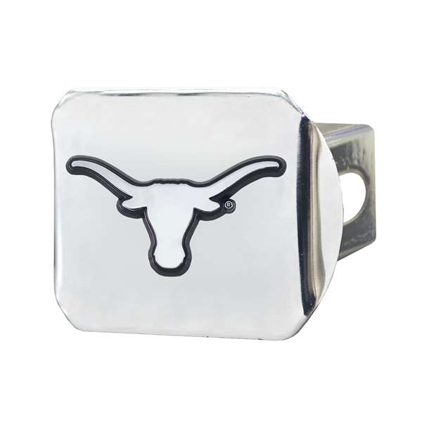 University of Texas Longhorns Hitch Cover - Chrome