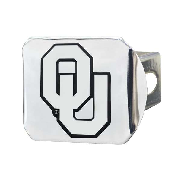 University of Oklahoma Sooners Hitch Cover - Chrome
