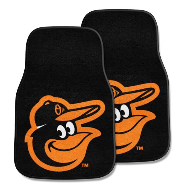 Baltimore Orioles Orioles 2-pc Carpet Car Mat Set