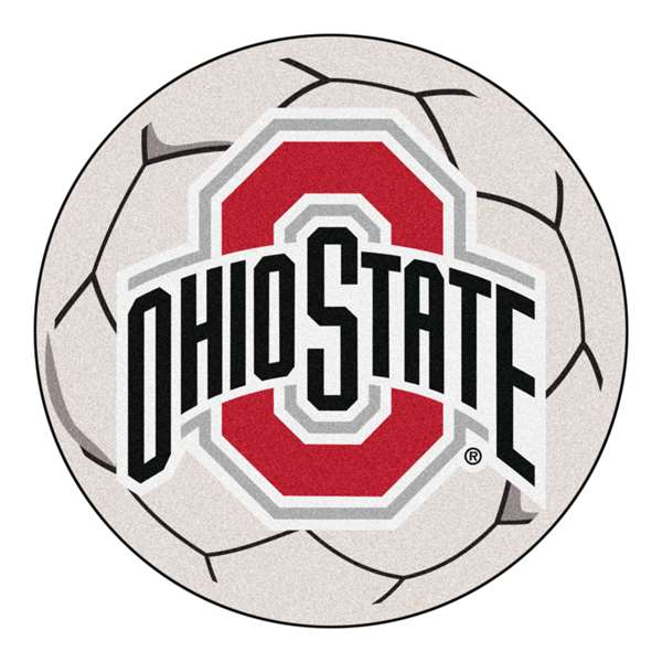 Ohio State University Buckeyes Soccer Ball Mat