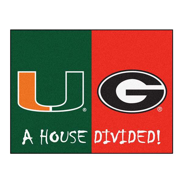 House Divided - Miami / Georgia House Divided House Divided Mat