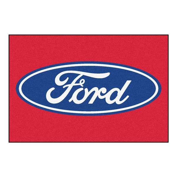 Ford - Ford Oval  5x8 Rug Rug Carpet Mats