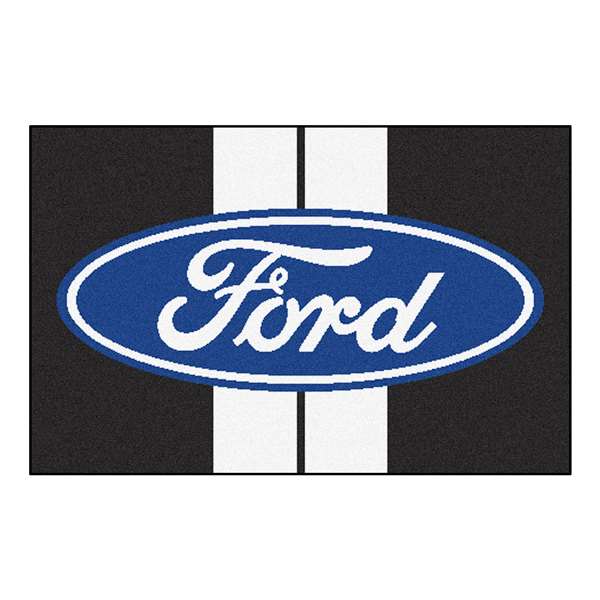 Ford - Ford Oval with Stripes  Starter Mat Mat, Rug , Carpet