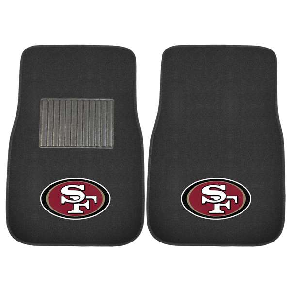 San Francisco 49ers 49ers 2-pc Embroidered Car Mat Set