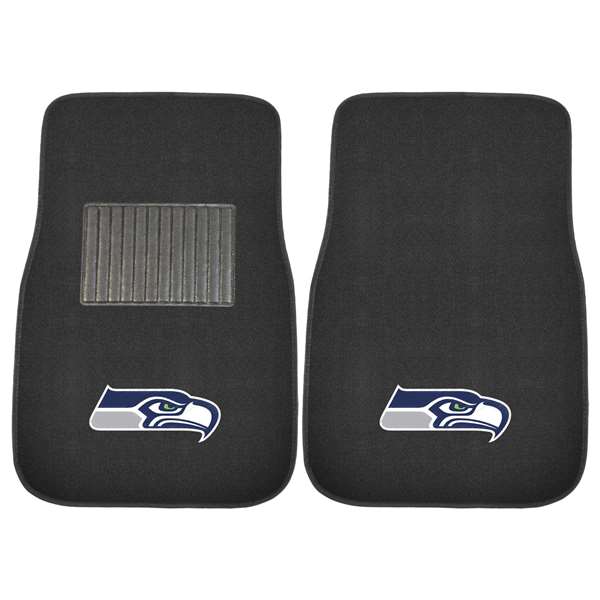 Seattle Seahawks Seahawks 2-pc Embroidered Car Mat Set