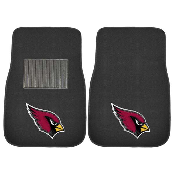 Arizona Cardinals Cardinals 2-pc Embroidered Car Mat Set