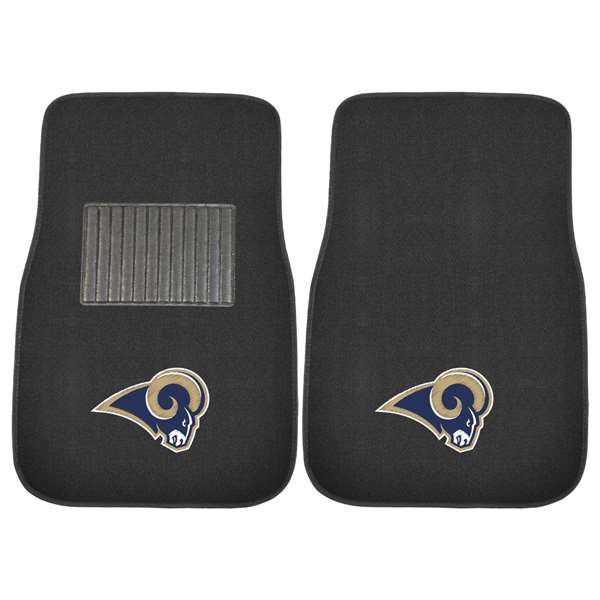 Los Angeles Rams Rams 2-pc Embroidered Car Mat Set