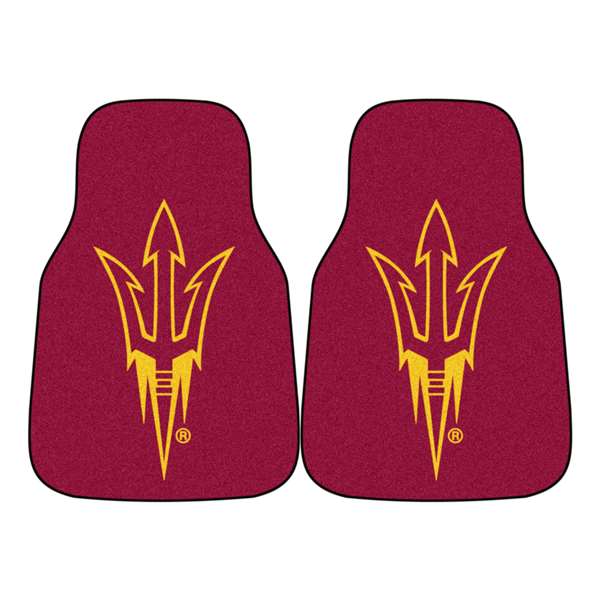 Arizona State University Sun Devils 2-pc Carpet Car Mat Set