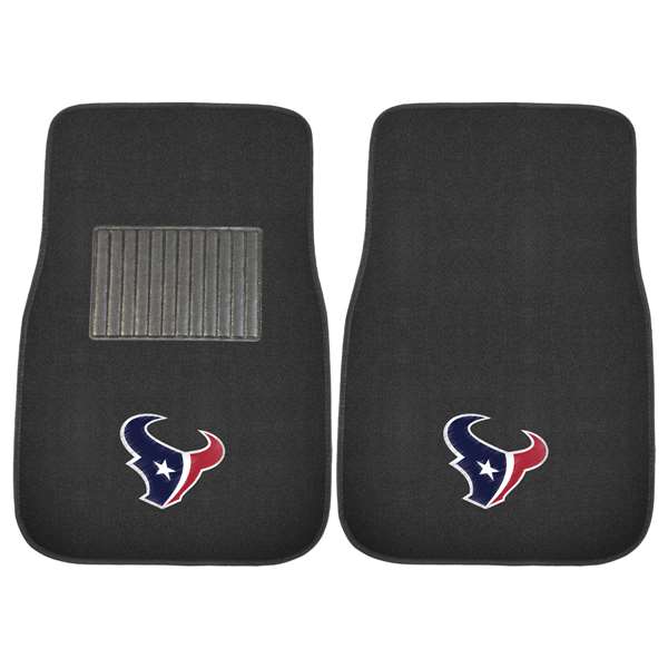 Houston Texans Texans 2-pc Embroidered Car Mat Set