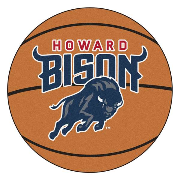 Howard University Bison Basketball Mat