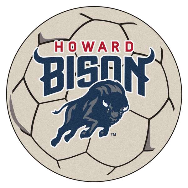 Howard University Bison Soccer Ball Mat