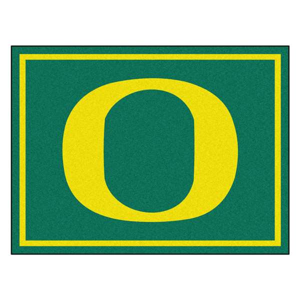 University of Oregon 8x10 Rug O Logo