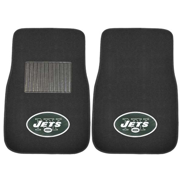 New York Jets Jets 2-pc Embroidered Car Mat Set