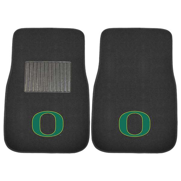 University of Oregon Ducks 2-pc Embroidered Car Mat Set