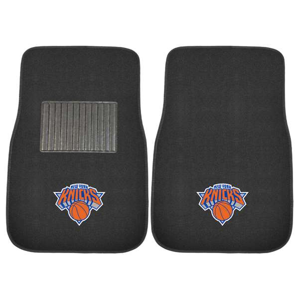 New York Knicks Knicks 2-pc Embroidered Car Mat Set