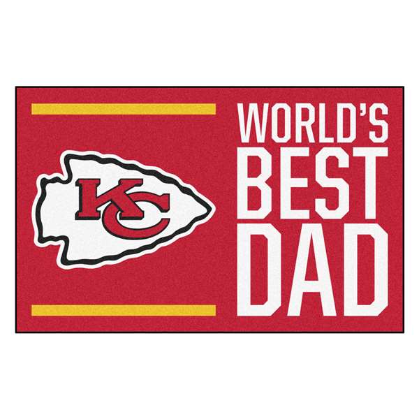 Kansas City Chiefs Chiefs Starter Mat - World's Best Dad