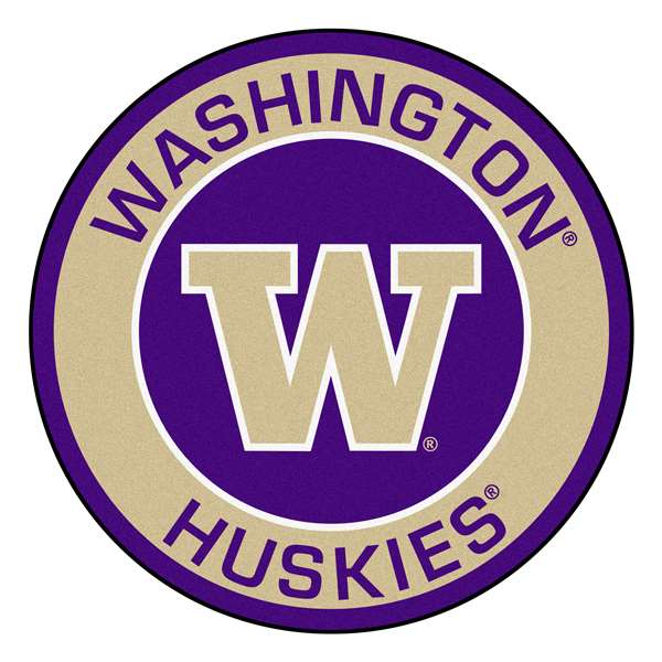 University of Washington Huskies Roundel Mat