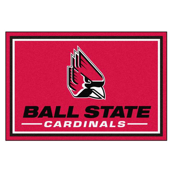 Ball State University Cardinals 5x8 Rug