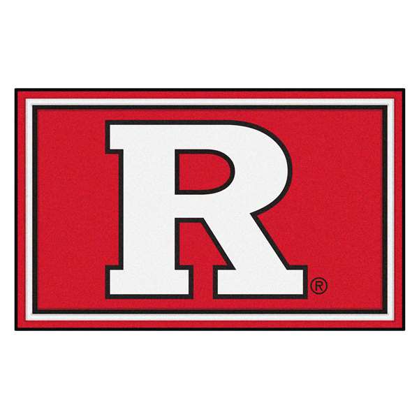 Rutgers University Scarlett Knights 4x6 Rug