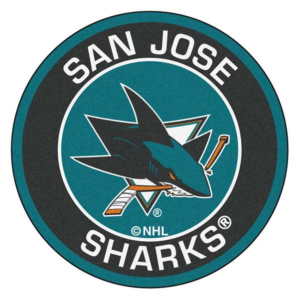 San Jose Sharks Sharks Roundel Mat