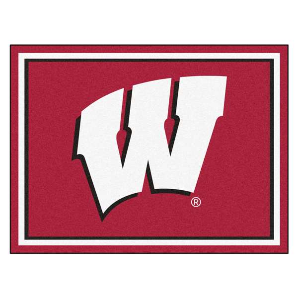 University of Wisconsin 8x10 Rug W Logo