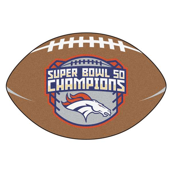 NFL - Denver Broncos Super Bowl 50 Champions  Football Mat