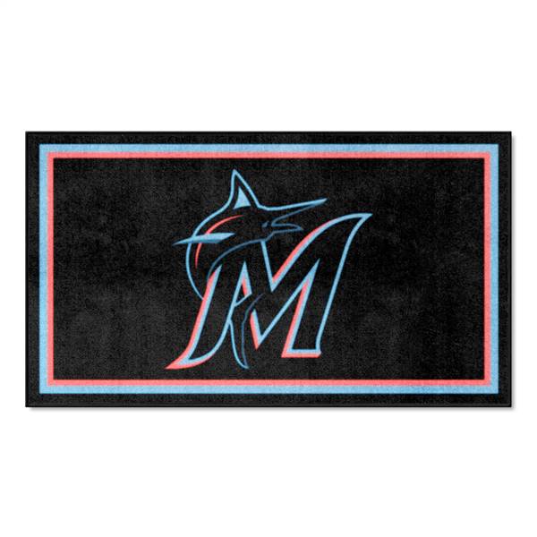 Miami Marlins Marlins 3x5 Rug