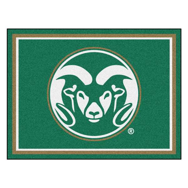 Colorado State University Rams 8x10 Rug