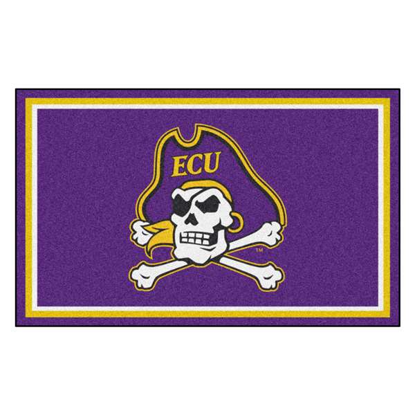East Carolina University Pirates 4x6 Rug