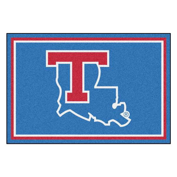 Louisiana Tech University Bulldogs 5x8 Rug