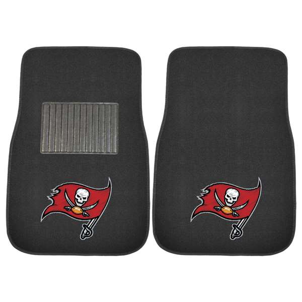 Tampa Bay Buccaneers Buccaneers 2-pc Embroidered Car Mat Set