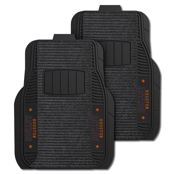 Houston Astros Astros 2-pc Deluxe Car Mat Set