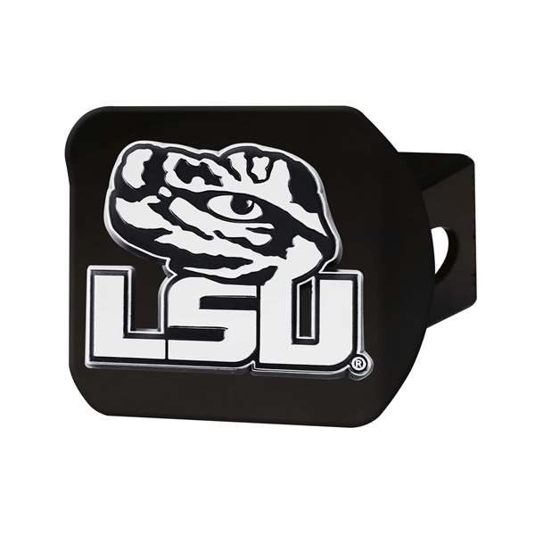 Louisiana State University Tigers Hitch Cover - Black